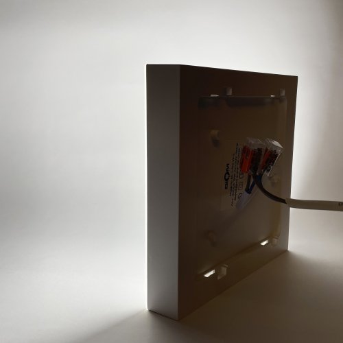 LED світильник накладний Biom 18W 5000К IP40 квадрат білий NL-1-S18-W-5 25792