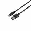Кабель з'єднувальний зарядний HAVIT USB - Micro USB 3A 1м Black HV-CB300C