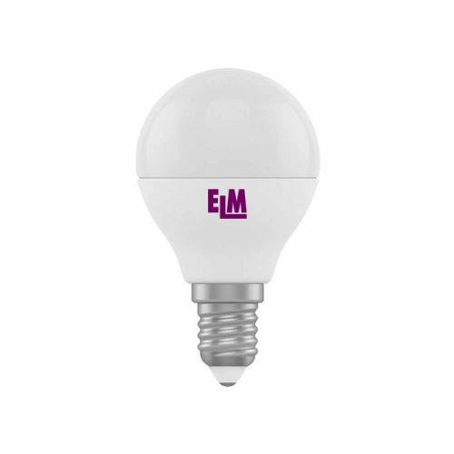 Світлодіодна лампа ELM D45 7W PA10L E14 3000K 18-0113