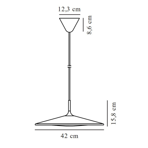 LED світильник підвісний Nordlux Balance 23W 2700K чорний 2412783003