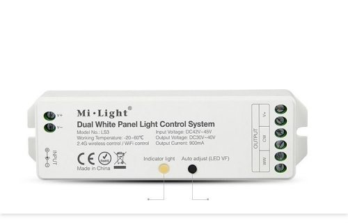 Многозонный диммер Mi-Light Dual White Panel Light Control System 900 мА TK-3U