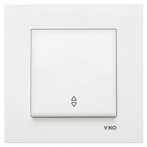 Выключатель проходной Viko Karre белый (90960004)
