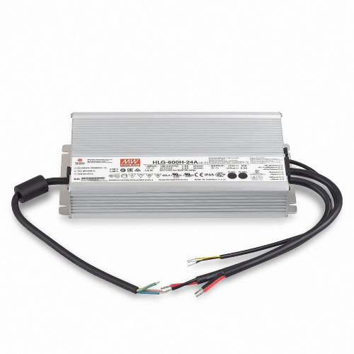 Блок питания Mean Well 600W 25A 25.2V IP65 HLG-600H-24A