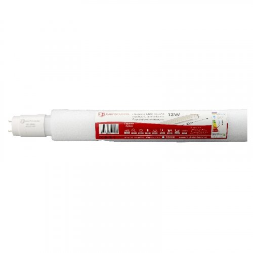 Світлодіодна LED лампа ElectroHouse T8 12W G13 6500K (скло) 90см EH-LMP-1290