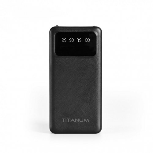Портативное зарядное устройство (повербанк) TITANUM OL03 Black 30000mAh TPB-OL03-B