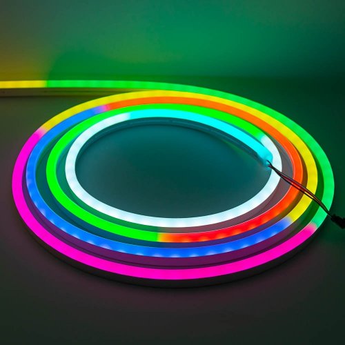 Світлодіодний неон смарт AVT SMART SMD3535 6x12 60шт/м 16W/м IP65 12V RGB 1022442