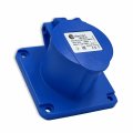 Розетка силова промислова TP Electric 3x16A 2P+PE із заземленням 75x75мм пряма 60-40-81 Розетка силова промислова TP Electric 3x16A 2P+PE із заземленням 75x75мм пряма 60-40-81