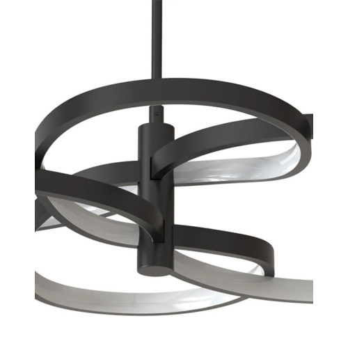 LED світильник підвісний Goldlux Ribbon 37W 4000K чорний 335982