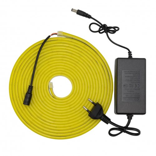 Світлодіодний неон Prolum KIT SMD2835 6x12 120шт/м 8W/м IP68 12V лимонно-жовтий 120083