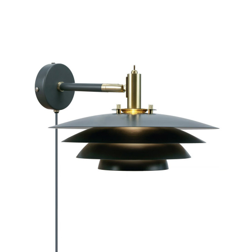 Світильник бра накладний Nordlux Bretagne під лампу G9 IP20 графіт 2213471010