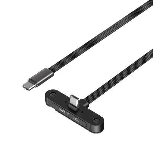 Кабель з'єднувальний зарядний HAVIT USB-C - Lightning PD60W 3A 1.2м з підставкою HV-CB6387