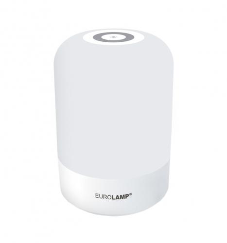 Настольная LED лампа аккумуляторная Eurolamp 2.5W 1200mAh 2800-6500К белая NL-2.5W