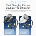 Сетевое зарядное устройство Essager Lingyun 33W GaN Digital Display A+C black el-33 Сетевое зарядное устройство Essager Lingyun 33W GaN Digital Display A+C black el-33