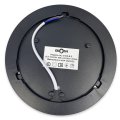 LED світильник накладний Biom 18W 5000К IP40 круглий чорний NL-2-R18-B-5 25796