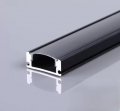 Комплект LT профиль накладной алюминиевый анод LT-1707+ рассеиватель LT-1707-08-3-Bl черный 51033