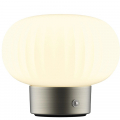 Настільна LED лампа Goldlux Latte 1.8W аккумуляторная 2700K IP20 срібло 329844