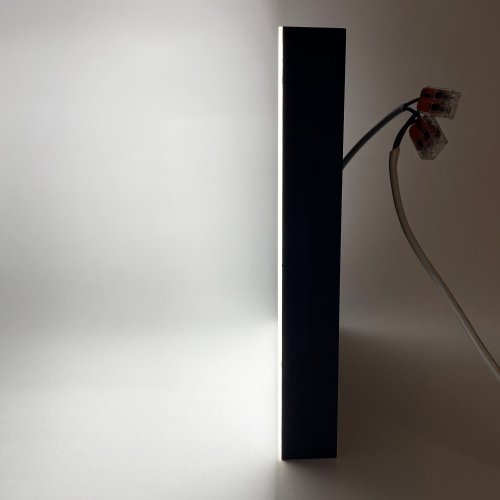 LED світильник накладний Biom 24W 5000К IP40 квадрат чорний NL-2-S24-B-5 25801