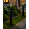 Уличный светильник Goldlux Kuusamo E27 IP54 90см графит 329363