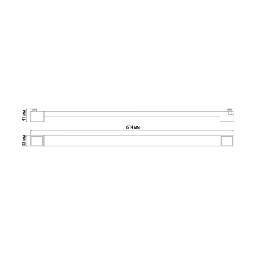 LED светильник трековый Ardero  AL122F 40W 4000К черный 8253