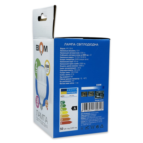 LED лампа Biom 50W E27 6500К T120 HP-2-50-6