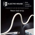 Светодиодный неон ElectroHouse SMD2835 96шт/м 10W/м 4000К IP65 5V EH-STR-NP1