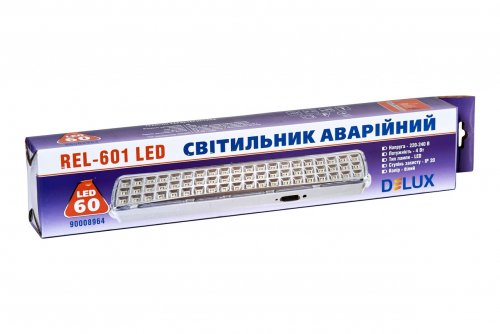 LED светильник аварийный DELUX REL-601 4W 60LED IP20 90016961