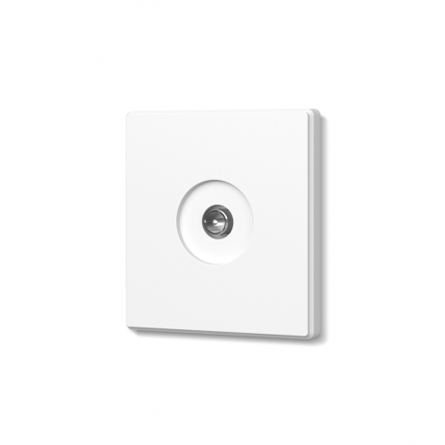 Розетка Videx Nota одинарна телевізійна біла VF-NT-SK1TV-WH