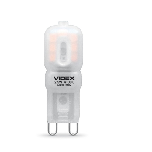LED лампа Videx G9e 2.5W G9 4100K VL-G9e-25224