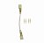 Конектор Prolum для світлодіодного неону 8х16мм провід + 2 затискачі 501014