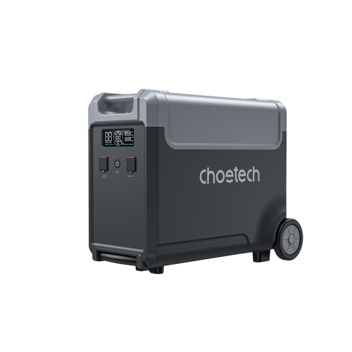Портативна зарядна станція CHOETECH 3840Вт/год з функцією ДБЖ та 2-х додаткових АКБ BS065