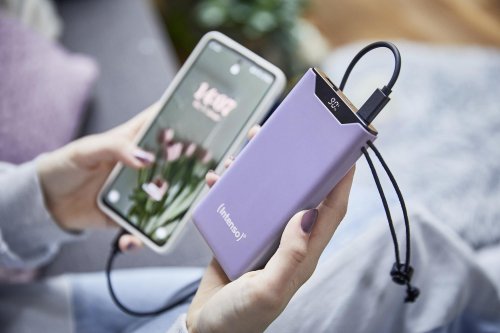 Портативний зарядний пристрій (повербанк) INTENSO 10000mAh QC3.0 F10000 PURPLE 7332033