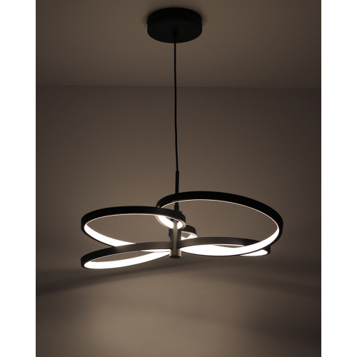 LED світильник підвісний Goldlux Ribbon 37W 4000K чорний 335982