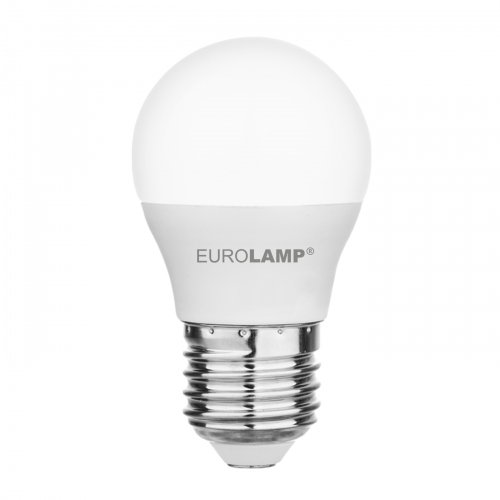Світлодіодна лампа Eurolamp ЕCО серія "P" G45 7W E27 3000K LED-G45-07273(P)