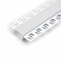 Профиль алюм. врезной скрытый Feron CAB254 анод. с рассеивателем для LED ленты 3м серебро 7405 (01836)