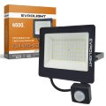 Світлодіодний LED прожектор з датчиком руху EVROLIGHT FM-01D-50 50W 6400K IP65 000057051 Світлодіодний LED прожектор з датчиком руху EVROLIGHT FM-01D-50 50W 6400K IP65 000057051