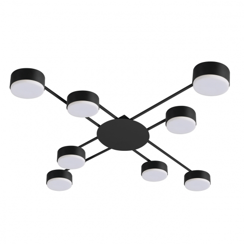 Світильник накладний Eurolamp під лампи 8xGX70 IP20 чорний LED-LR-8хGX70(black)