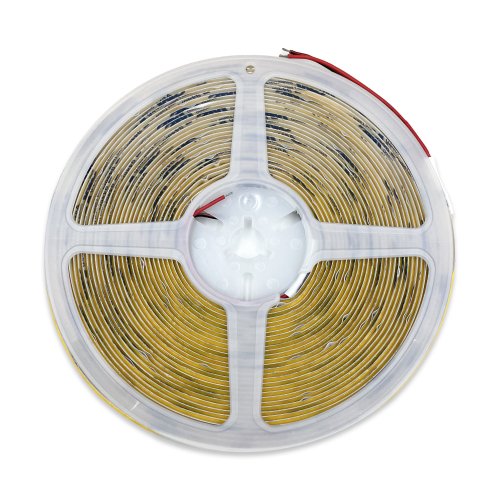 LED стрічка OEM COB 320шт/м 10W/м 24V 8мм IP33 (3000-3500К) 10 метрів ST-24-8-COB-320-WW 27340