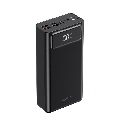 Портативное зарядное устройство (повербанк) HAVIT HV-PB56 Black 40000mAh