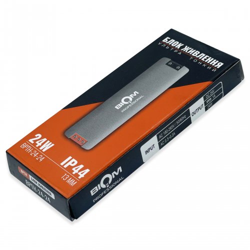 Блок питания Biom Professional 24W 24V 1A IP44 BPTH-24-24 28393