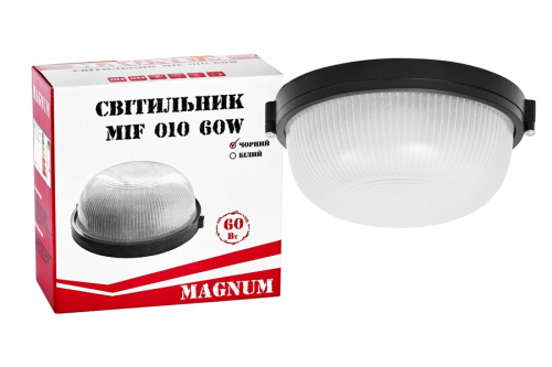 Светильник MAGNUM MIF 010 60W E27 круг черный 90016777