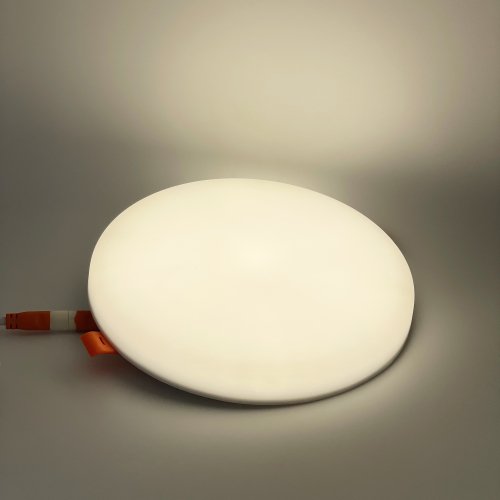 Точковий LED світильник Downlight Євросвітло 24W 4200К вбудований коло без рамки LED-R-170-24 000057948