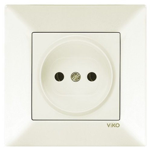 Розетка без заземлення Viko Meridian кремова 90970207-WH