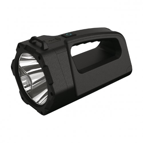 Фонарь ручной прожекторный LED Eurolamp 5W 6000K battery+Type-C черный FLASH-5W(black)