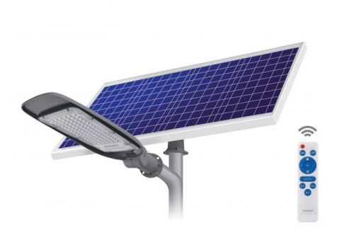 LED светильник уличный на солнечной батарее автономный VIDEX 60W 5000K VL-SLSO-605