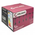 Уличная гирлянда Velmax для ламп Е27х10шт черная 5,2 метров IP65 без ламп 21-55-17 Уличная гирлянда Velmax для ламп Е27х10шт черная 5,2 метров IP65 без ламп 21-55-17