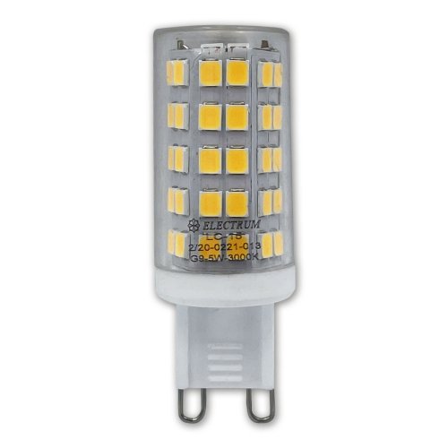 Світлодіодна LED лампа Electrum G9 5W 3000K LC-15 A-LC-1897