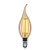 LED лампа Velmax Filament свеча на ветру Amber C37T 4W E14 2200K 21-42-39