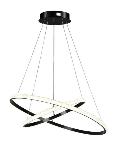 Люстра підвісна Goldlux Diana LED 44W 4000K чорний 336736