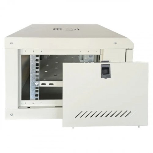 Шафа серверна настінна Gear 19 6U з полицею 530x400x300 сірий GWMSN-6U-530-400G