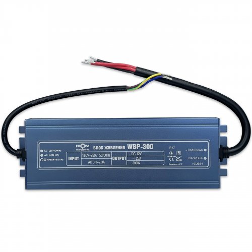 Блок питания Biom Professional 300W 12V 25A IP67 WBP-300 10149